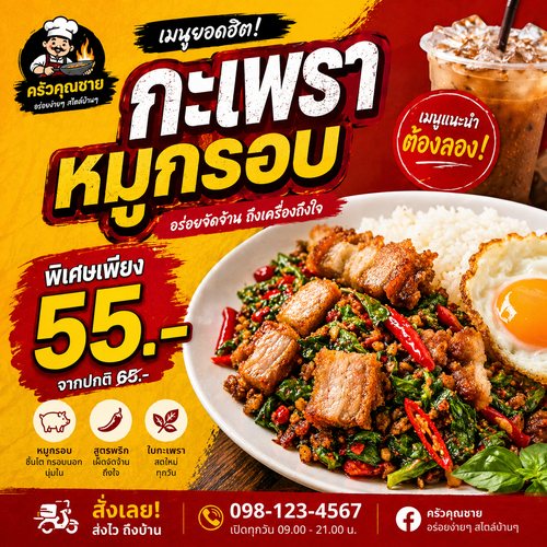 ตัวอย่างป้ายจริง