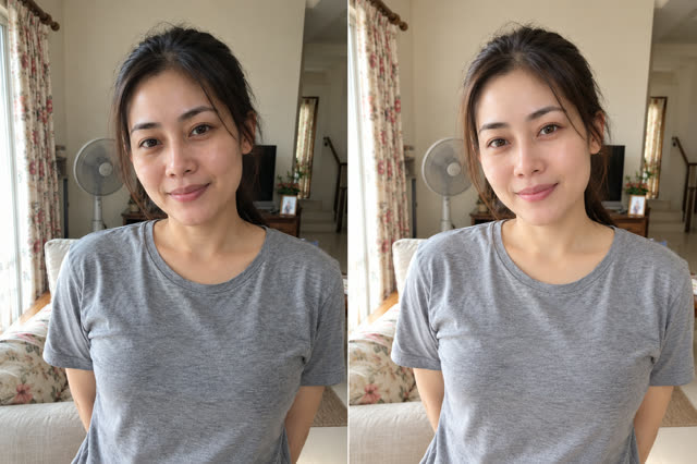 ตัวอย่าง AI แก้ไขภาพถ่าย