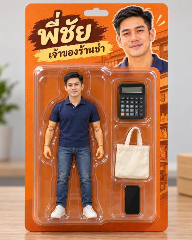 ตัวอย่าง AI ทำสติกเกอร์และการ์ตูนจากรูปตัวเอง
