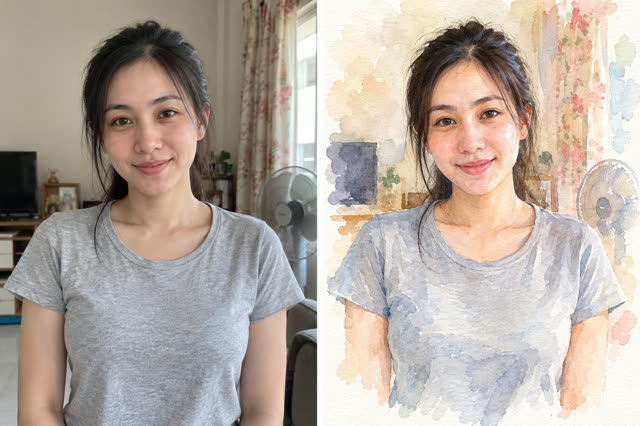 ตัวอย่าง AI ทำสติกเกอร์และการ์ตูนจากรูปตัวเอง