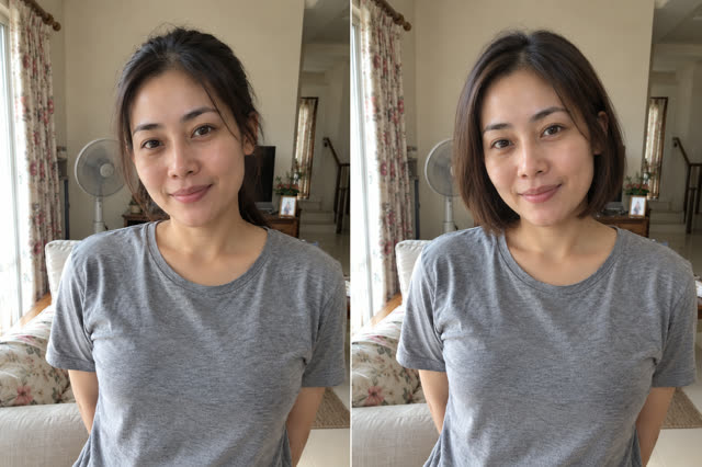 ตัวอย่าง AI แก้ไขภาพถ่าย